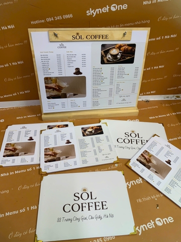 Combo quầy gỗ A3 (gỗ màu vàng sáng) _ Thiết Kế Tinh Xảo _ Sol Coffee