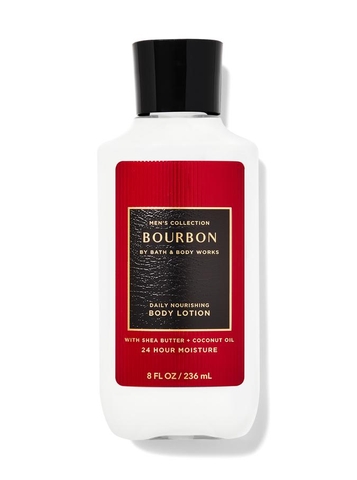 SỮA DƯỠNG THỂ 24 HOURS BATH & BODY WORKS BOURBON CHIẾT XUẤT SHEA BUTTER + COCONUT OIL 236ML