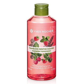 GEL TẮM YVES ROCHER HƯƠNG MÂM XÔI ĐỎ VÀ LÁ BẠC HÀ 400ML