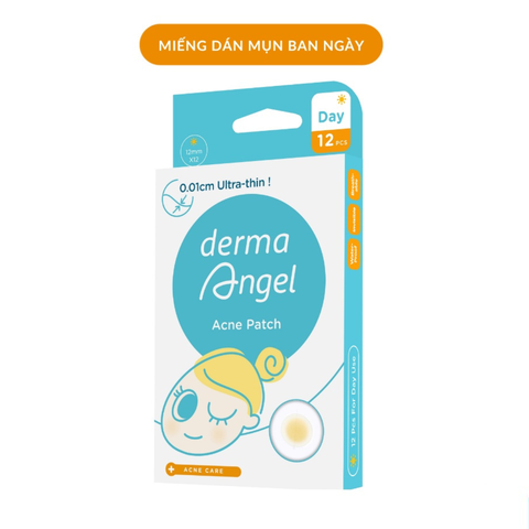 Miếng Dán Mụn Derma Angel Dành Cho Ban Ngày 12 Miếng