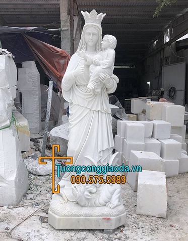 Mẫu Tượng Đức Mẹ Hằng Cứu Giúp Bằng Đá Đẹp Nhất