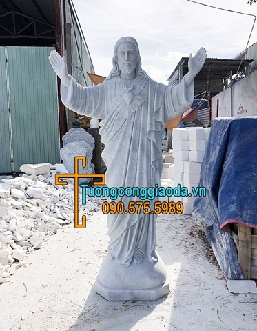 Tượng Chúa Cứu Thế Bằng Đá Tự Nhiên Nguyên Khối