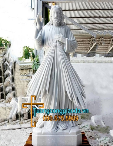 Tượng Chúa Thương Xót Bằng Đá Đẹp Tại Nam Định