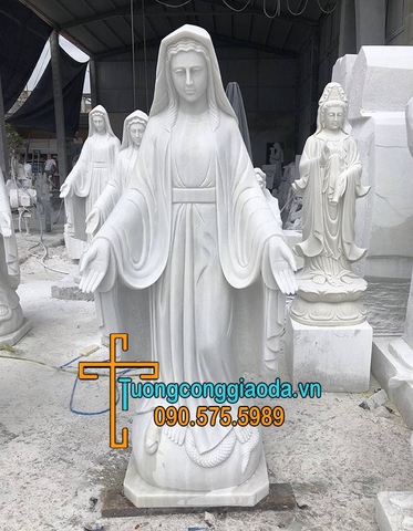 Tượng Đức Mẹ Ban Ơn Đá Mỹ Nghệ Song Toàn