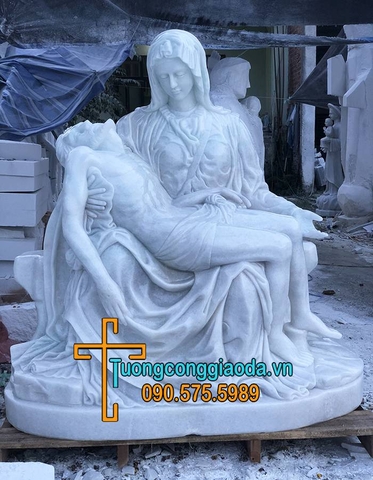 Tượng Đức Mẹ Sầu Bi Đá Mỹ Nghệ Song Toàn