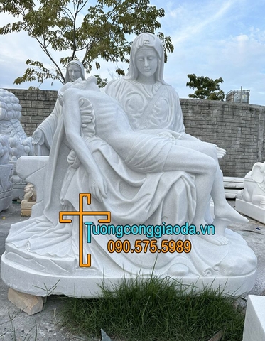 Tượng Đức Mẹ Sầu Bi Đá Mỹ Nghệ Song Toàn