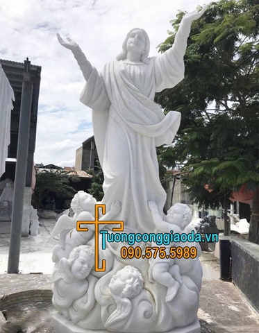 Tượng Đức Mẹ Về Trời Đá Non Nước Đà Nẵng