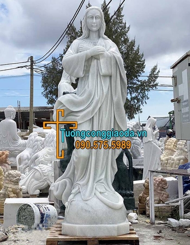 Tượng Đức Mẹ Vô Nhiễm Nguyên Tội Bằng Đá Đẹp Nhất