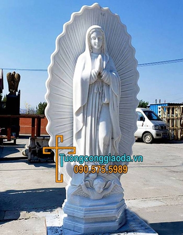 Tượng Đức Mẹ Vô Nhiễm Nguyên Tội Đá Đẹp Nhất Đà Nẵng
