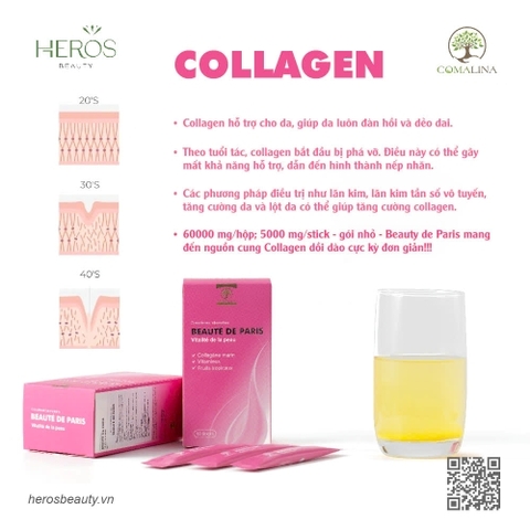 Bổ sung collagen hiệu quả, đơn giản với Beauté de Paris