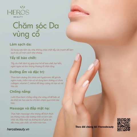 5 Cách chăm sóc da vùng cổ mềm mại, mịn màng và sáng đẹp