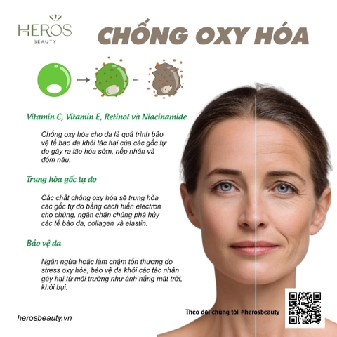 3 Giải pháp chống oxy hóa da hiệu quả