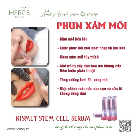 NHỮNG LỢI ÍCH QUAN TRỌNG CỦA PHUN XĂM MÔI