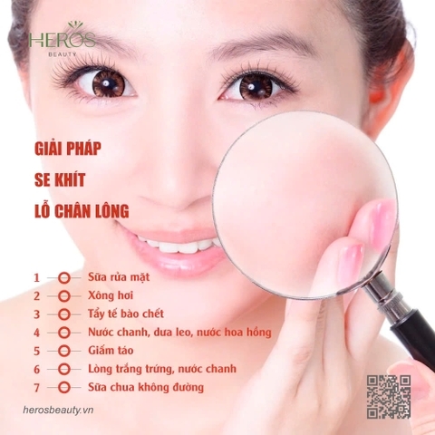 GIẢI PHÁP SE KHÍT LỖ CHÂN LÔNG ĐƠN GIẢN, HIỆU QUẢ