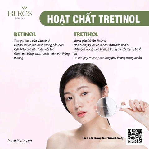 Hoạt chất Tretinol và những điều cần biết khi sử dụng