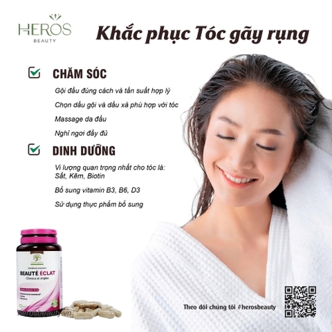 Bí quyết khắc phục tóc gãy rụng đơn giản, hiệu quả và lâu dài