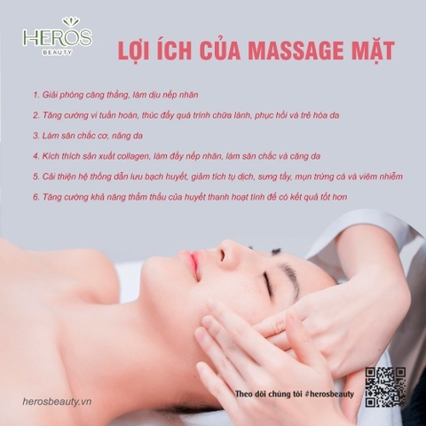 6 Lợi ích tuyệt vời của massage mặt thường xuyên