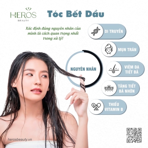 Những nguyên nhân gây nên tình trạng tóc bết dầu