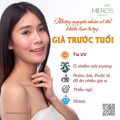 NHỮNG NGUYÊN NHÂN CÓ THỂ KHIẾN BẠN TRÔNG GIÀ TRƯỚC TUỔI