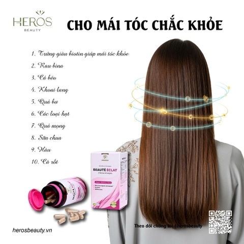 Top 10 loại thực phẩm “vàng” cho mái tóc chắc khỏe