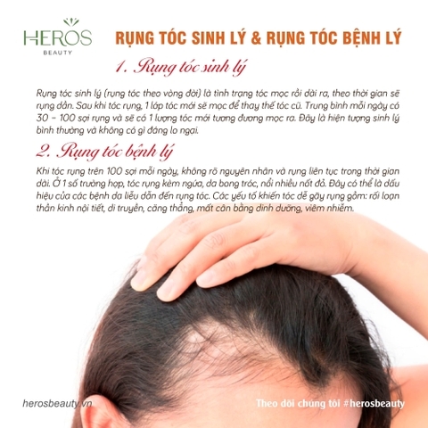 Phân biệt rụng tóc sinh lý và rụng tóc bệnh lý