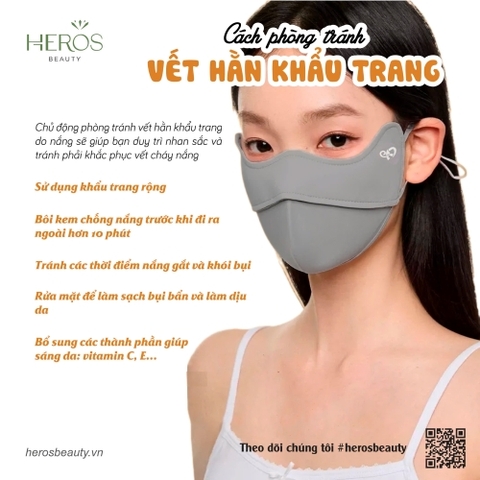 5 Cách phòng tránh vết hằn khẩu trang đơn giản, hiệu quả
