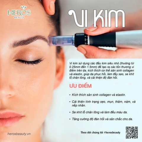 Vi kim và những ưu điểm tuyệt vời đối với làn da