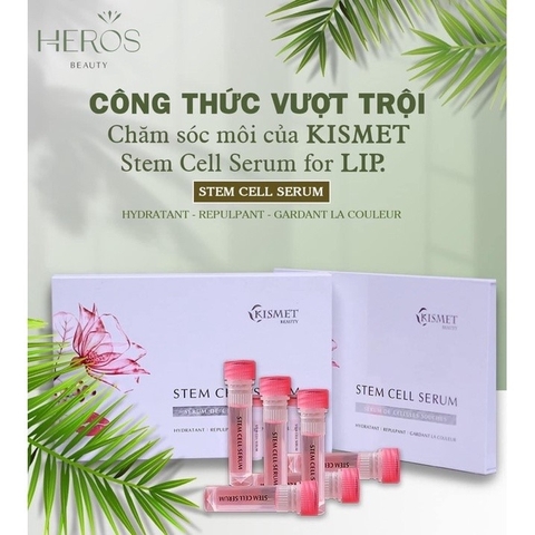 Lợi ích bất ngờ từ serum Kismet Stem Cell For Lips cho đôi môi sau phun xăm