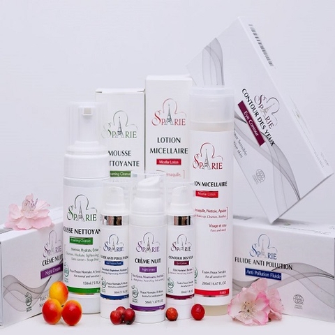 Sản Phẩm Chăm Sóc Da Sparie – Dòng Mỹ Phẩm Organic Từ Pháp