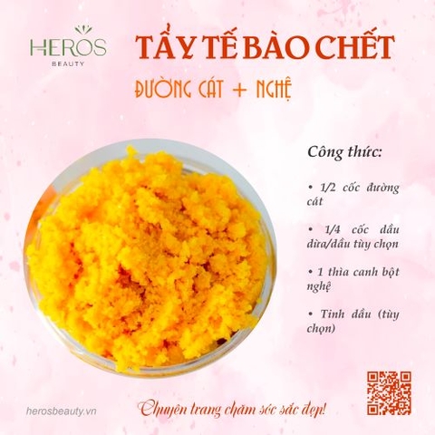 Một số công thức tẩy tế bào chết cho da