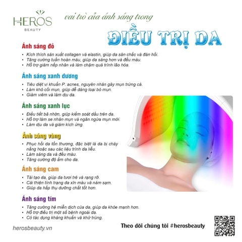 Vai trò của ánh sáng trong điều trị da