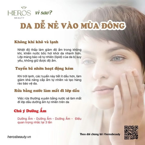 Vì sao da dễ nẻ vào mùa đông?