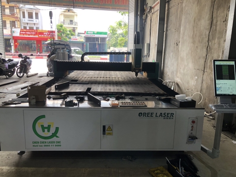 Bàn giao Máy Laser Fiber 6kw Max khổ 6020 bàn đơn thành phố Ninh Binh