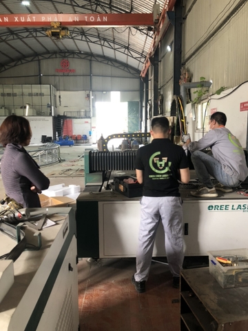 Nâng cấp nguồn Laser Fiber 1500W Đông Anh