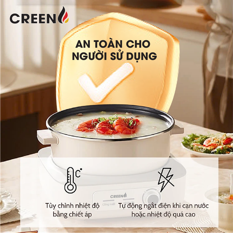 Nồi lẩu đa năng CREEN CR-HP05