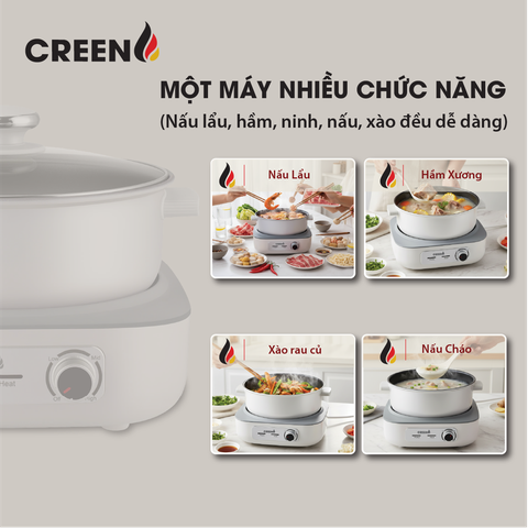 Nồi lẩu đa năng CREEN CR-HP05