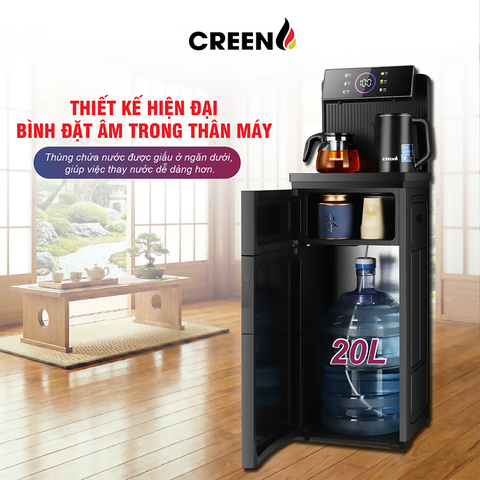 Cây nước thông minh kết hợp bàn trà pha cà phê Creen CR-SK135