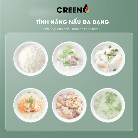 Nồi cơm điện 1.8L Creen CR-R18A
