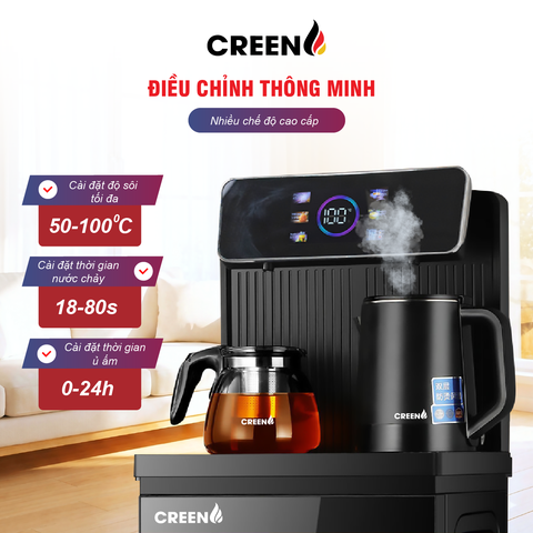 Cây nước thông minh kết hợp bàn trà pha cà phê Creen CR-SK135