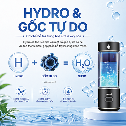 Máy tạo nước Hydrogen Creen CR-H2MN