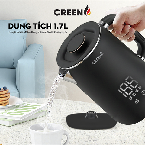 Ấm Điện Siêu Tốc Creen CR-SW17A