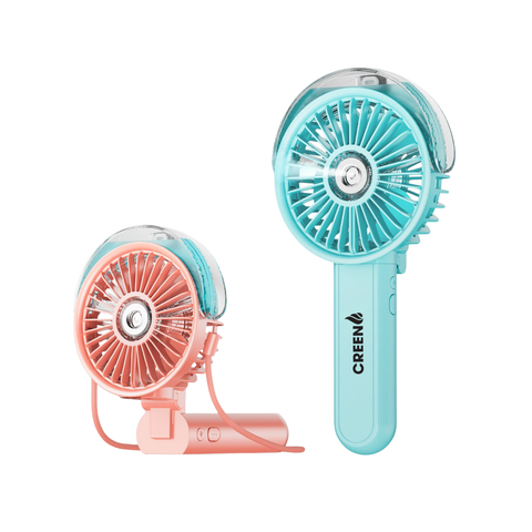 Quạt gập mini phun sương cầm tay CREEN CR-S5