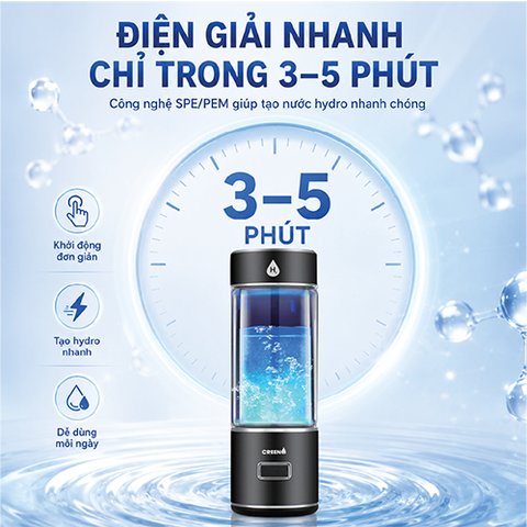 Máy tạo nước Hydrogen Creen CR-H2MN