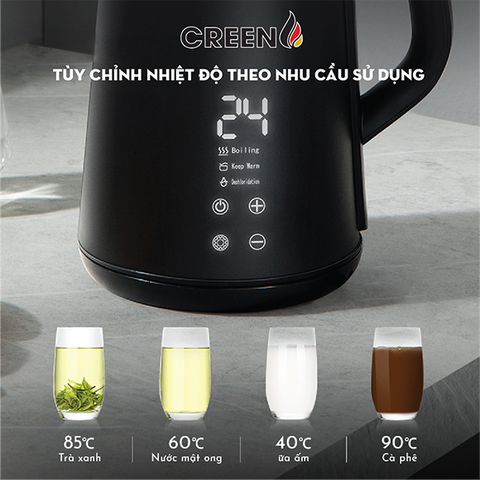 Ấm Điện Siêu Tốc Creen CR-SW17B