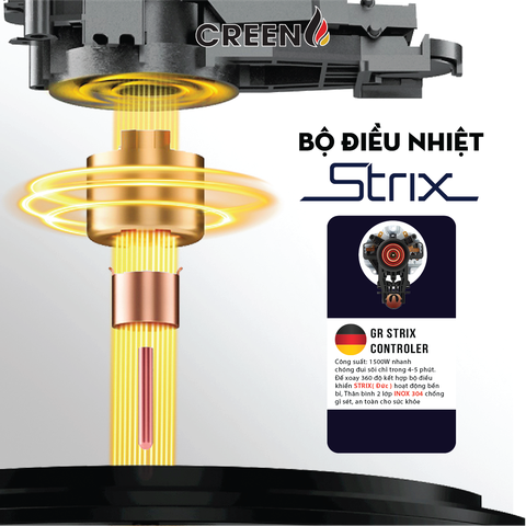 Ấm Điện Siêu Tốc Creen CR-SW17C