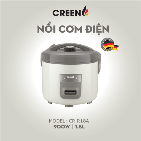 Nồi cơm điện 1,8L Creen CR-R18B