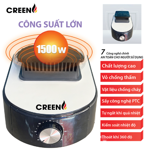 Máy sấy quần áo CREEN CR-TS160