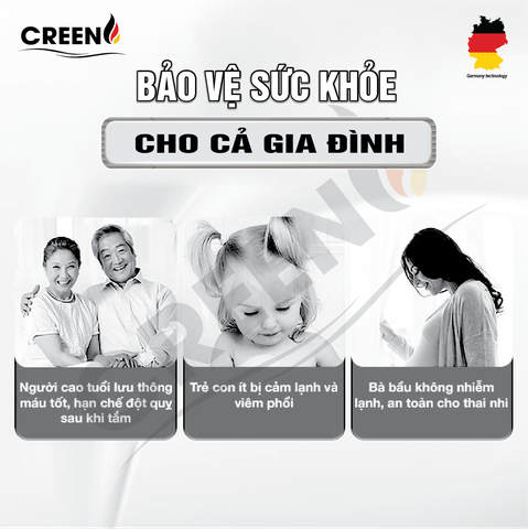 Quạt sưởi nhà tắm thông minh CREEN CR-SMH636 Plus