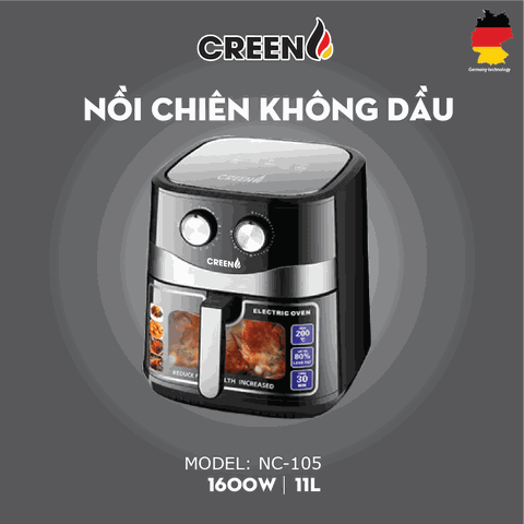 Nồi chiên không dầu Creen NC-105