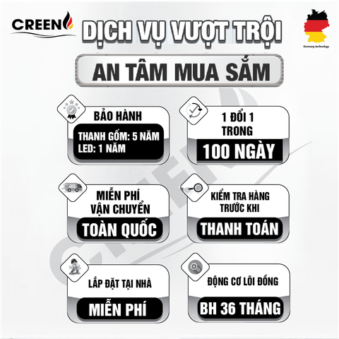 Quạt sưởi nhà tắm thông minh CREEN CR-SMH636 Plus